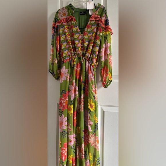 BRAND NEW EMILY LOVELOCK FLORAL DRESS WITH TAGS - Picture 1 of 7